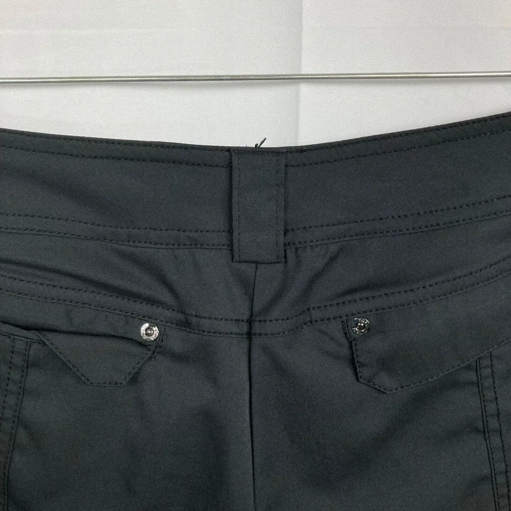 Tail Pants Womens Sz 6 Black Stretch Golf Crop Capri Pockets‎ Tennis